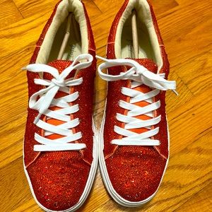 Betsey Johnson Sidny Rhinestone Sneaker